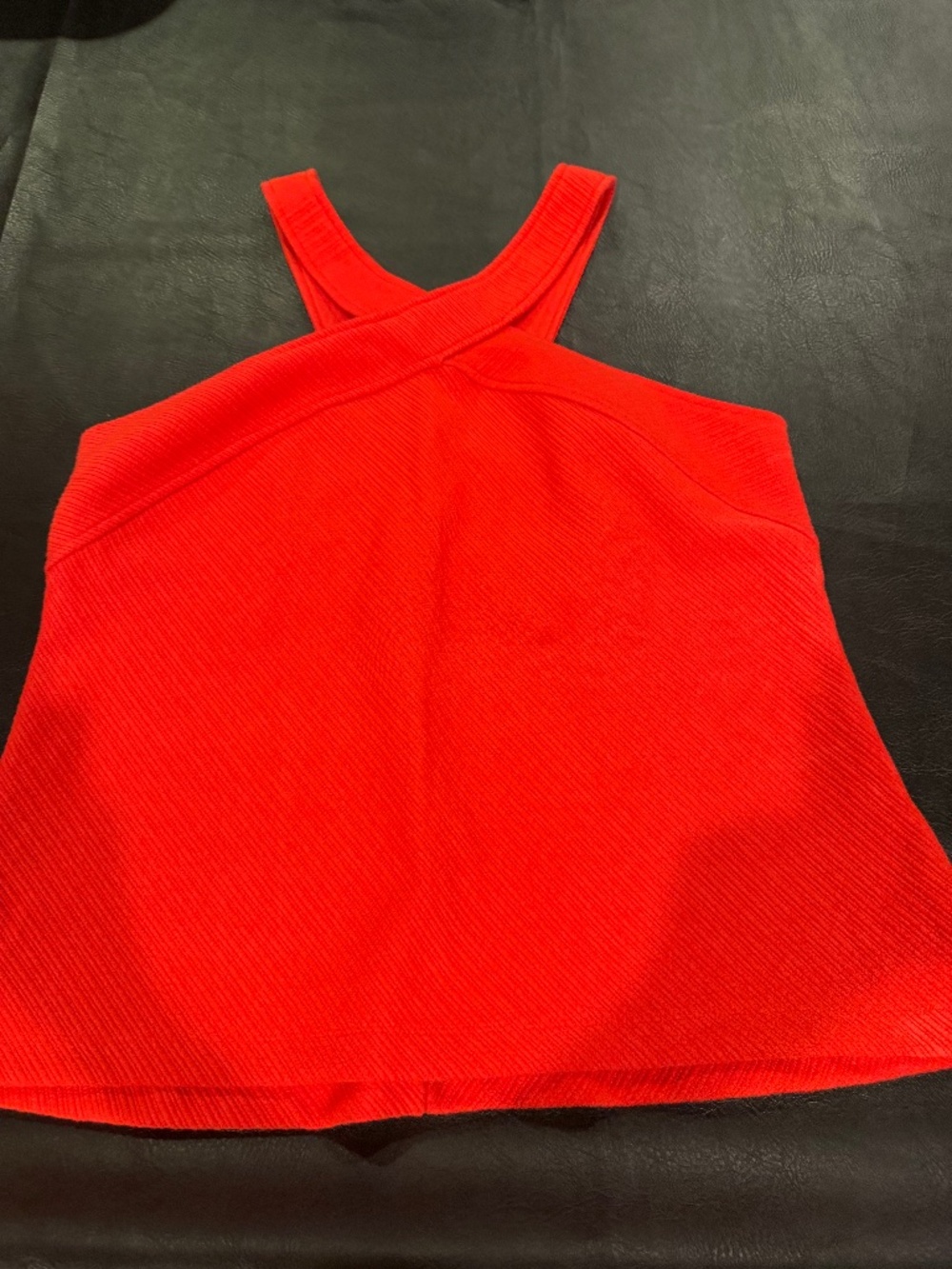 Anthropologie Tomato Red Sleeveless Top Large